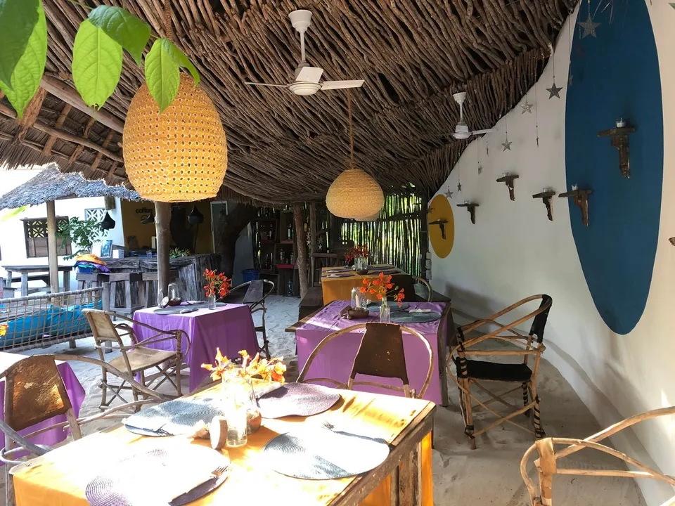 Restaurant du ZanziStar Lodge à Jambiani Zanzibar