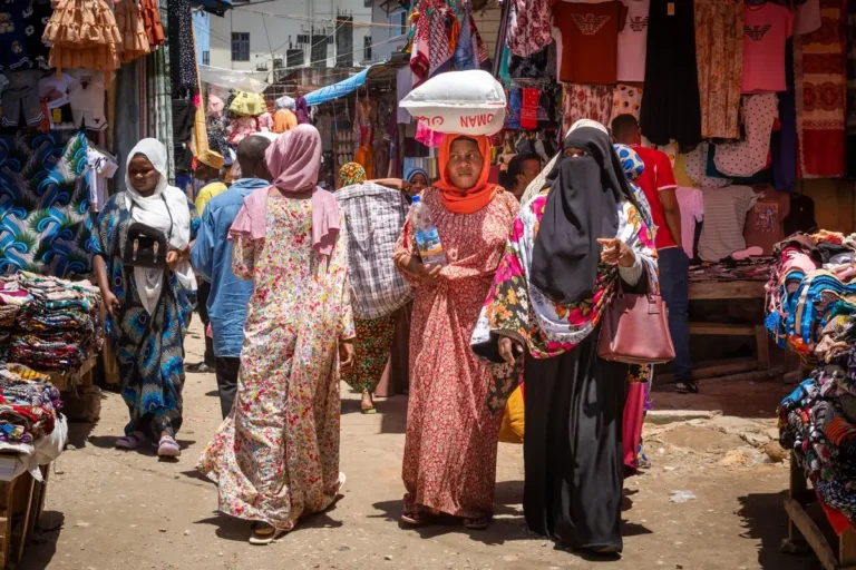 Marché local à Zanzibar